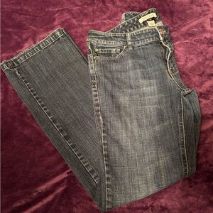 White House Black Market Straight Leg Blue Jeans